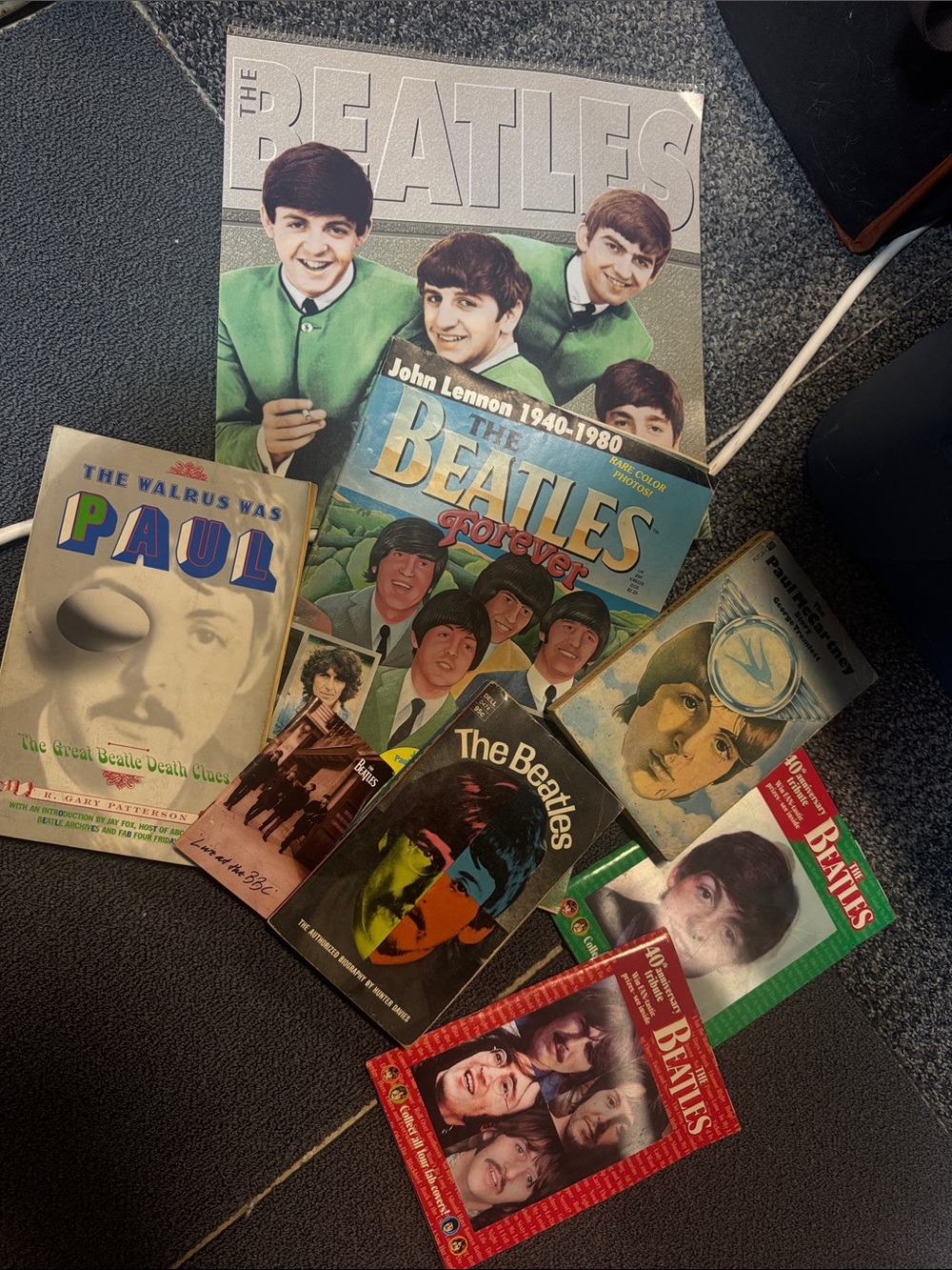 Vintage The Beatles Book & Magazine Bundle Lot of 7
